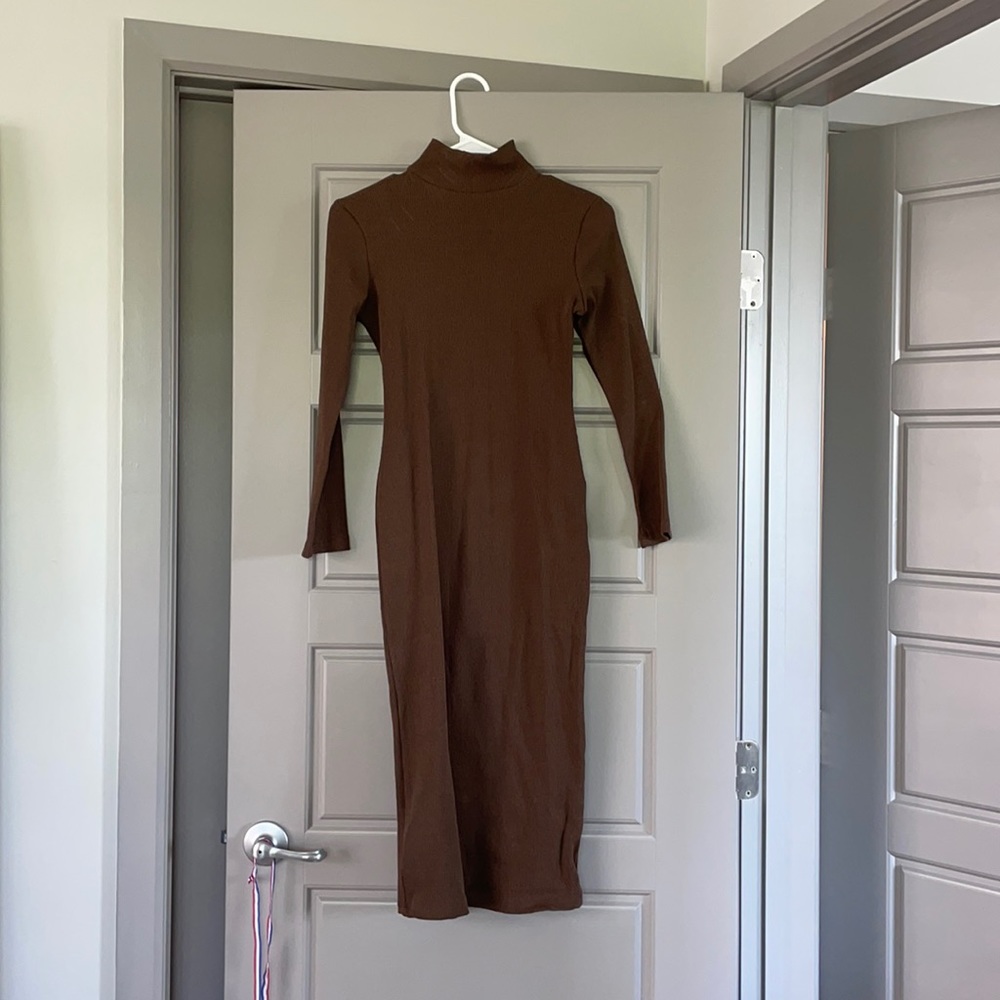 Nasty Gal Ribbed Midi Dress NWT